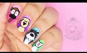 Cute Dogs nail art ✩ PinkFlyingCow