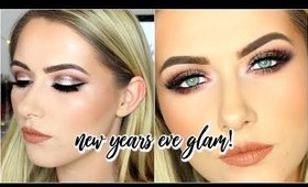 NEW YEARS EVE GLITTER GLAM MAKEUP TUTORIAL! ✨ | shivonmakeupbiz