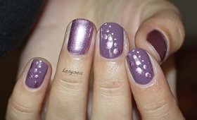 Easy Metallic Polka Dots for Beginners