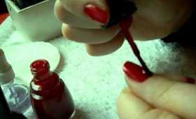China Glaze nail polish ruby pumps for valentines day