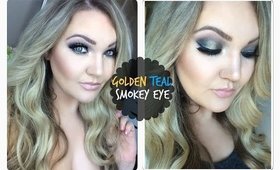 ★GOLDEN TEAL SMOKEY EYE | MAKEUP GEEK EYESHADOWS★