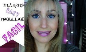 Maquillaje PIN UP - RETRO muy facil con delineador de brillantina