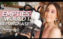 Products I’ve Actually FINISHED! Will I Repurchase!? | Jamie Paige