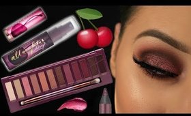 Urban Decay Naked Cherry Collection Tutorial/Review | Eimear McElheron