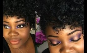 Purple and RoseGold Eye Shadow | TheMindCatcher