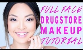Full Face Drugstore Makeup Tutorial | chiutips