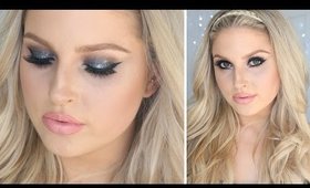 Glamorous Hair & Makeup Tutorial! ♡ Braids, Curls & Glitter!