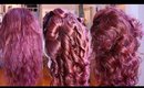 Grape wig! Coloring/ cutting & styling video ft. Nadula