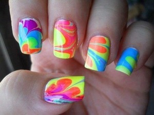 A water marble using water with any color u want