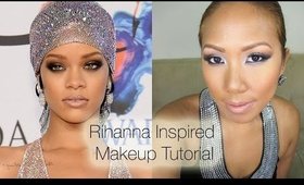 Rihanna CFDA Awards Inspired Makeup Tutorial - All Drugstore Products!