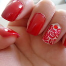 Red Swirl Roses
