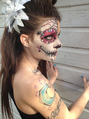 Day of the dead Hair and MakeUp Artist Christy Farabaugh   
