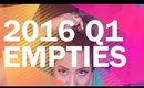 2016 Q1 Empties
