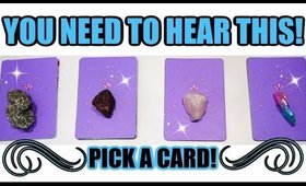 🔮 YOU NEED TO HEAR THIS! 🔮 WEEKLY PICK A CARD READING ✨