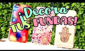 ¡DECORA LAS FUNDAS DE TU CELULAR MUY FACIL! por Lau