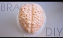 DIY Gelatin Brain Cap | #CourtneyLittleHalloween