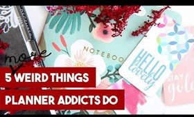 5 MORE Weird Things Planner Addicts Do