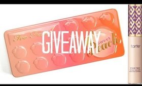 Too Faced Sweet Peach Palette & Tarte Shape Tape Giveaway (OPEN)