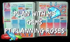 Plan With Me: Gems Ft Planning Roses
