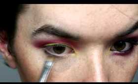 *Glam Eyez Tutorial*   Red & Yellow Smokey Eye!