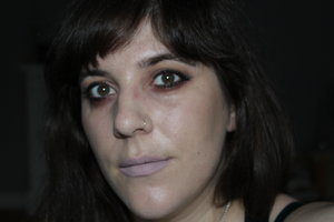 Smoky look using Melt Dark Matter and Makeup Monsters Liquid Lipstick Muddled