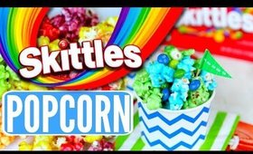 DIY SKITTLES POPCORN !!