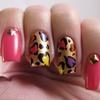 Valentine's Leopard Nails