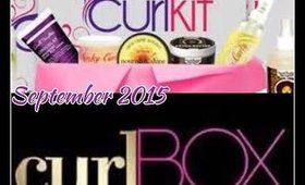 Curlkit vs Curlbox September 2015 plus GIVEAWAY!