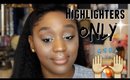 FULL FACE USING ONLY HIGHLIGHTERS Challenge  | #highlightersonly