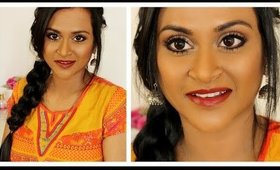 Neutral Kajal Makeup look for Kurti/Salwar-Indian/Ethnic Wear