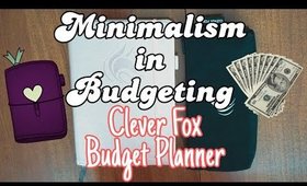 A Look Into Minimalistic Budget Planning | Clever Fox Planner GIVEAWAY!!! | Budget Planning
