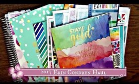 2017 Erin Condren Haul | Horizonal Planner | Sticker Sheets | tanishalynne