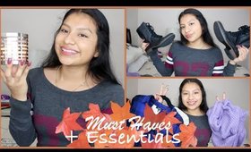 Fall Must-Haves + Essentials!♡