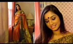 "Desi me" series..Get ready with me. (Makeup for Indian skin and ethnic OOTD)