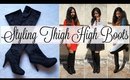 HOW TO: Style Thigh High Boots | 5 Simple Looks | Lookbook | Stacey Castanha