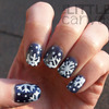 Snowflake Nail Art