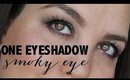 Easy One Eyeshadow Smoky Eye Tutorial + GIVEAWAY