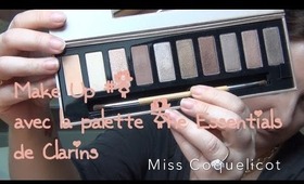 Make Up avec la palette The Essentials de Clarins/MissCoquelicot