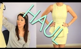 BIG H&M Fall 2012 HAUL & Styling tips