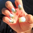Gold glitter