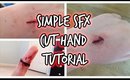 SPECIAL EFFECTS CUT HAND TUTORIAL