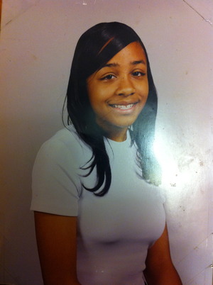 Eight grade class pic!! hehehehe  I was trying to grow my hair back to this length before i decided to go natural