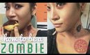 How to do ZOMBIE makeup for Halloween | Camille Co