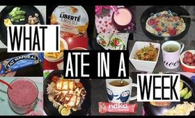 What I Ate in a Week - Food Diary