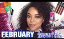 FEBRUARY FAVORITES 2018 w/ FLOPS + IPSY GIVEAWAY | Natural Hair Skincare Makeup | MelissaQ