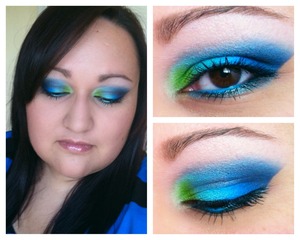Pretty blues using Sugarpill Cosmetics