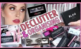 ORGANISING MY FALSE LASHES! 😱🔪xoBeauty, Lilly Lashes, Huda Beauty & More!