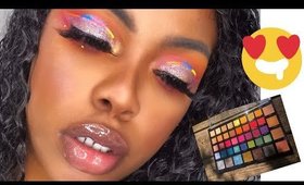 NEW!!! Profusion Kaleidoscope Palette | electric bold liner | HIT OR MISS | Makeup look!