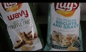 Trying New Lays Flavors