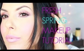 Fresh Spring Makeup Look _ Flawless Face _ Naked 3 Palette